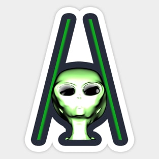 Alien Sticker